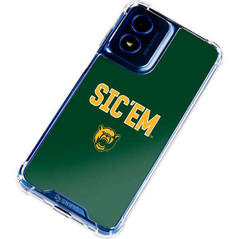 Baylor University Sic Em Green Moto G 5G (2024) Clear Case